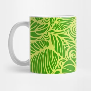 Summer Leaves Green Mug